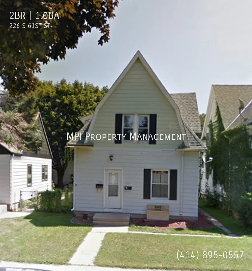226 S. 61st Street, Milwaukee - 2 BR Upper 1/2 off first months rent! — Photo 1