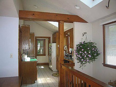 View of kitchen from living room