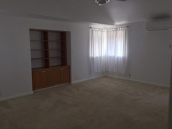 Master Bedroom with shelves