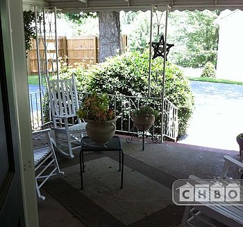 Shared use of covered porch