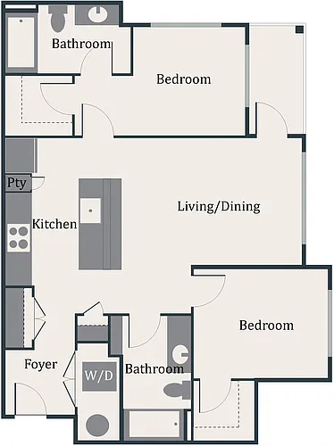 Floor plan Wright