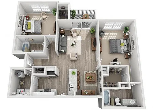 Floor plan B3