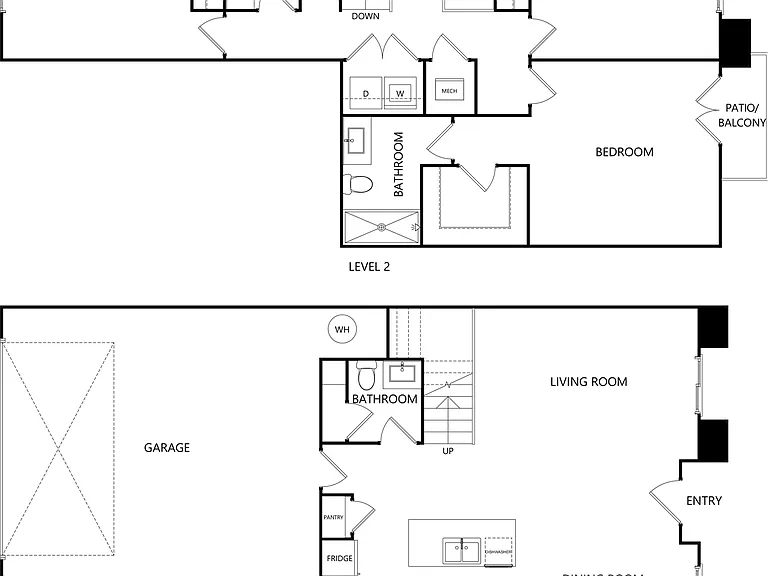 MF U3 Townhome 3bed - 2.5 bath - 1552 sqft