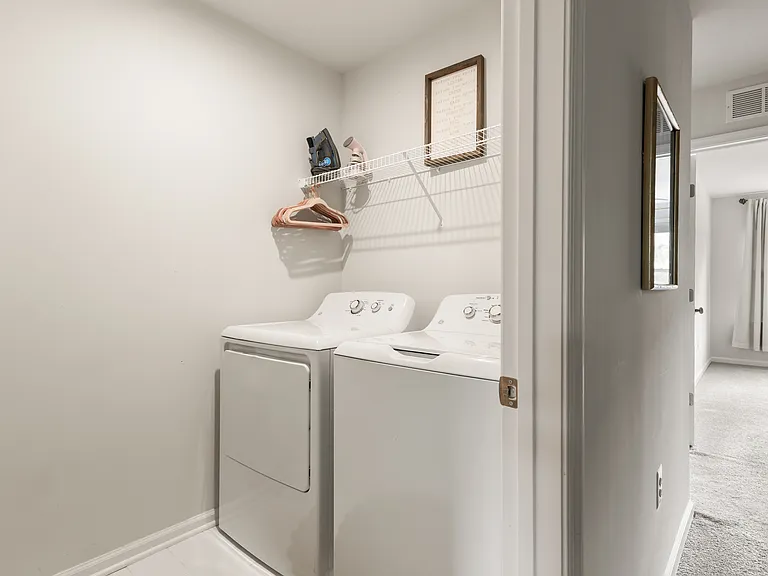 Laundry on second floor