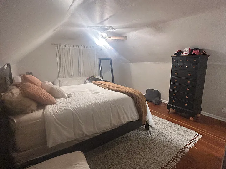 Master bedroom loft (easily fits any size bed and couch, as well as multiple dressers)
