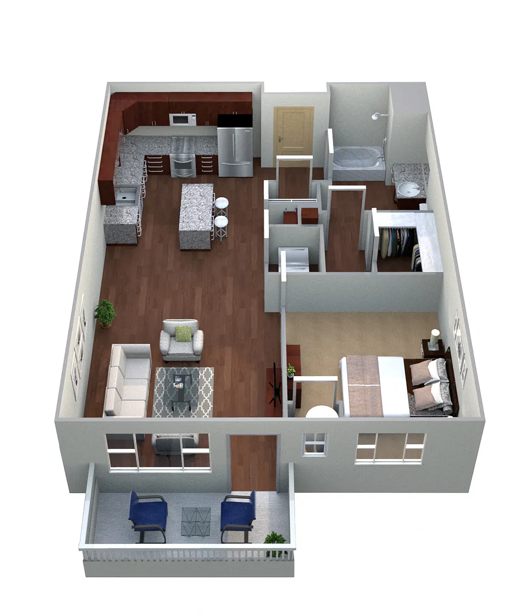 Floor plan The Bunkhouse