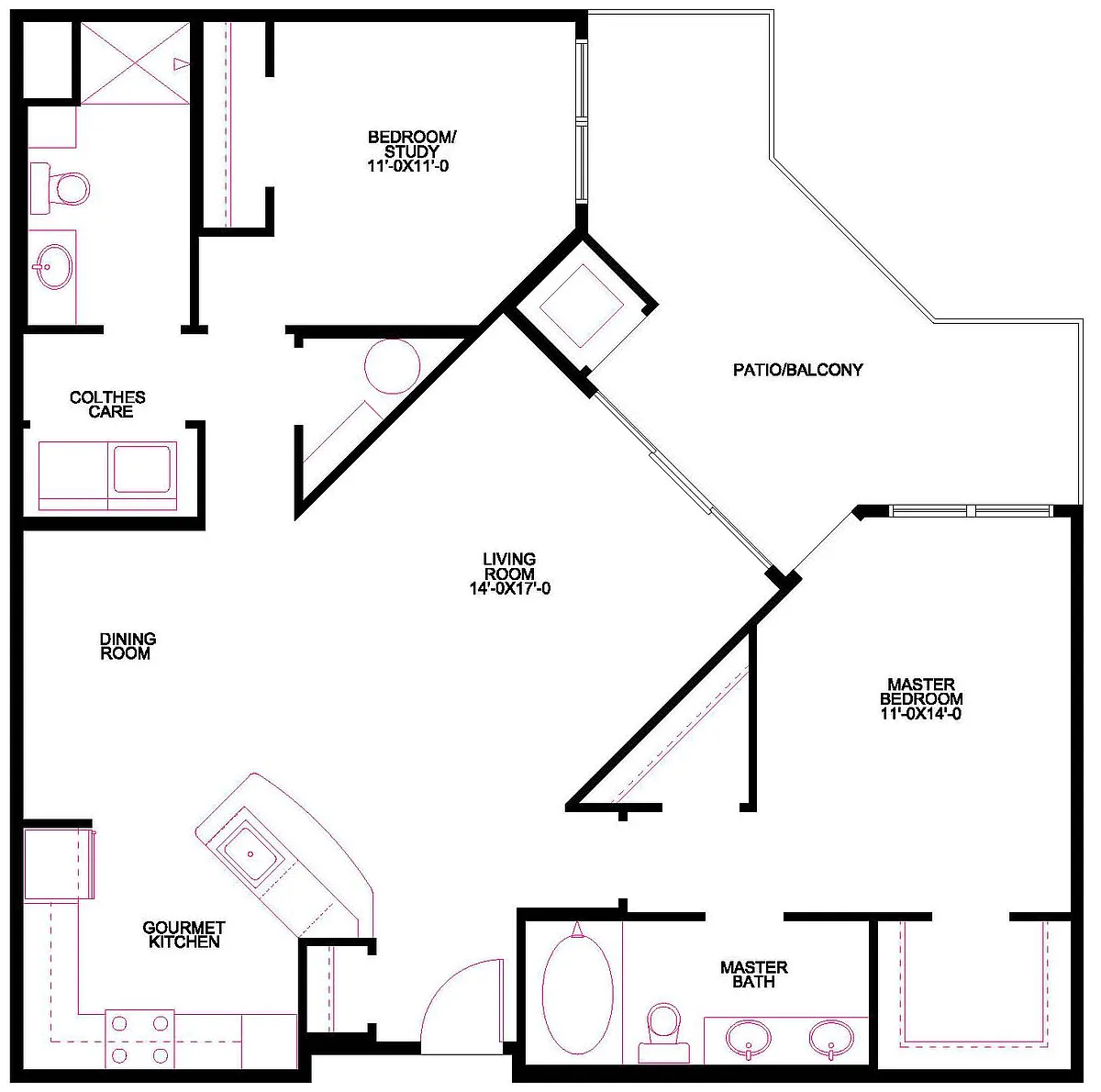 Floor plan The Monticello