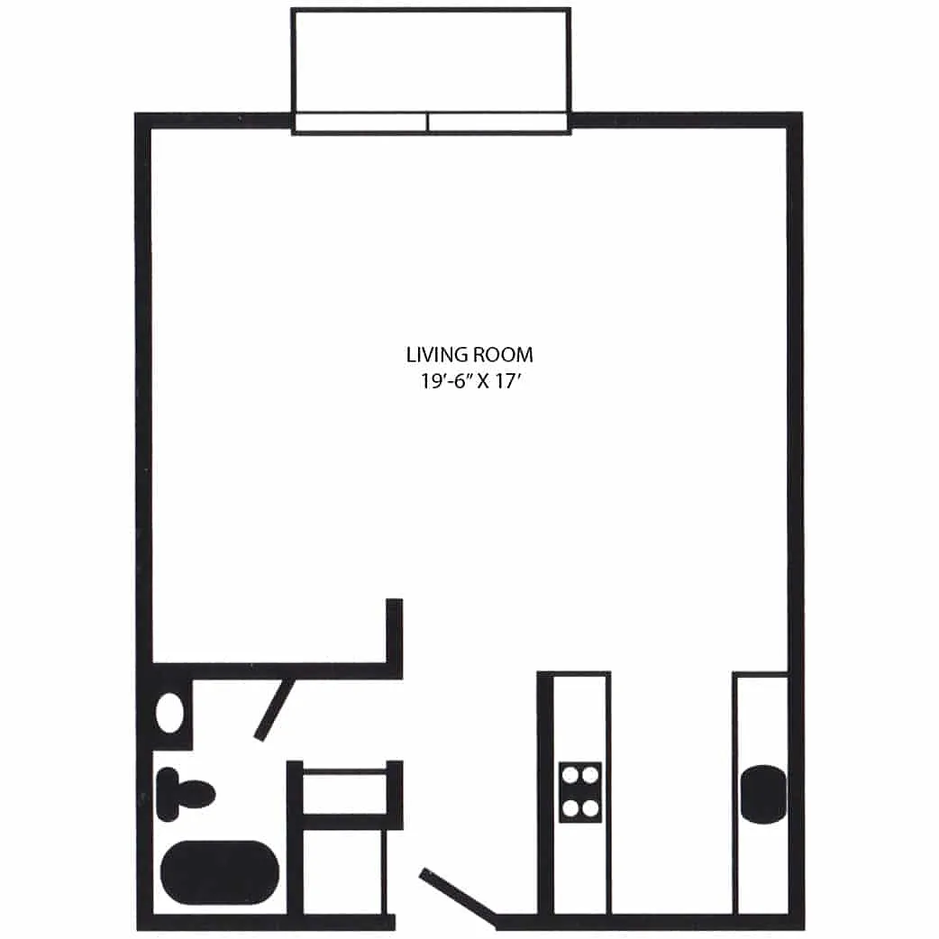 Floor plan Studio