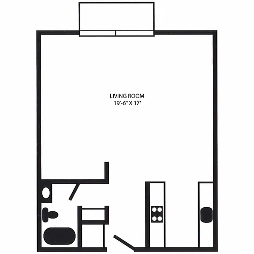 Floor plan Studio