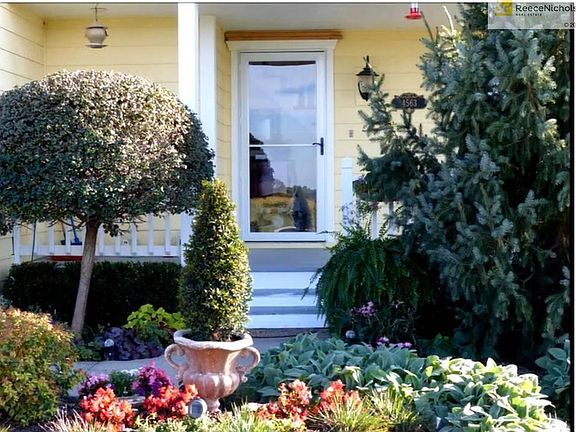 The landscaping offers JUST the right touches!