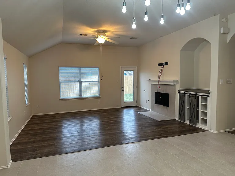 open concept living room