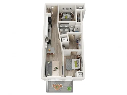 Floor plan Q