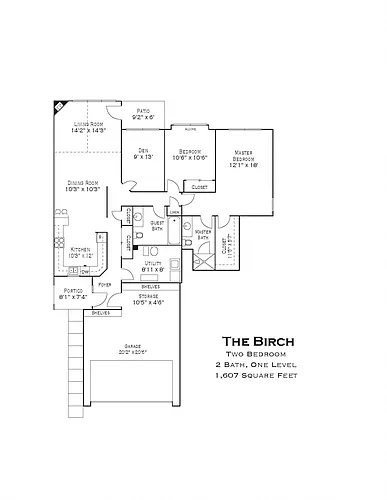 Floor plan Birch - E