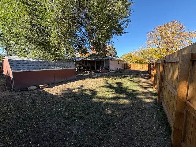 side of Backyard