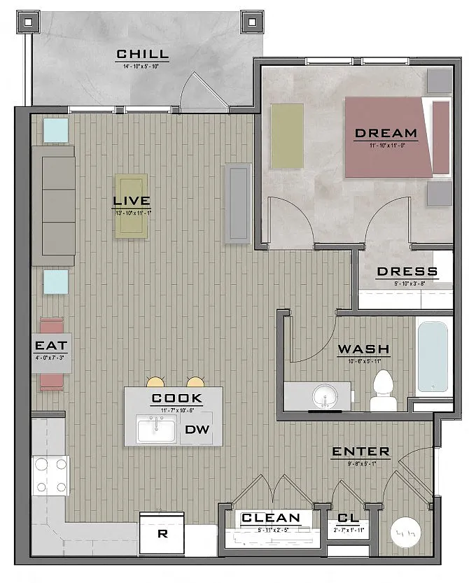 Floor plan A1 Alt