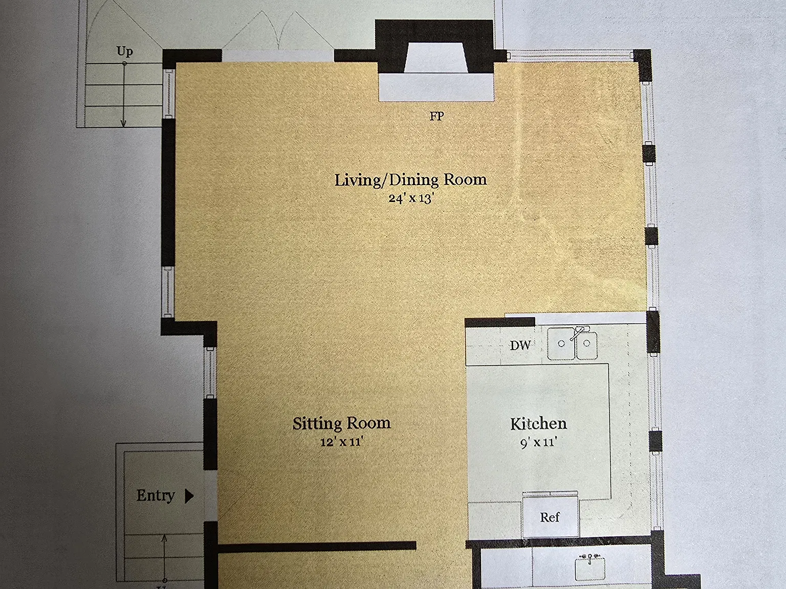 1 bed, 970 sqft, $3,850 — Photo 1