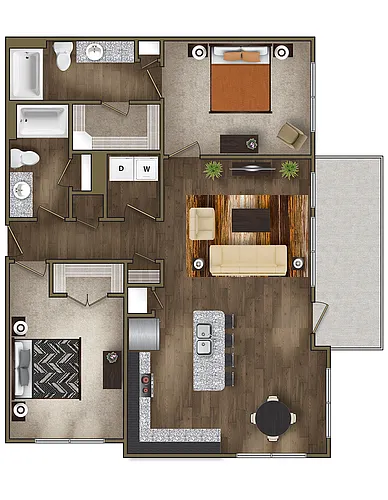 Floor plan B3