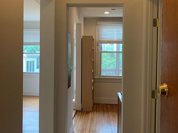 Entering apartment kitchen