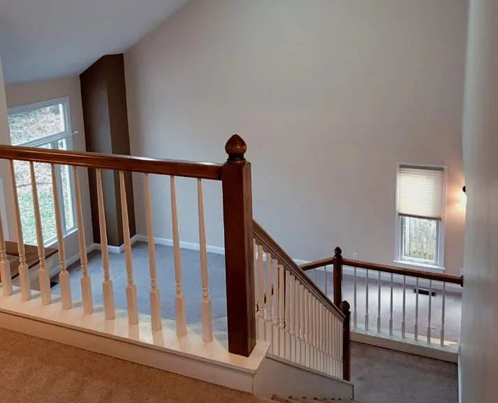 Over looking Formal Living from up stairs bed room area