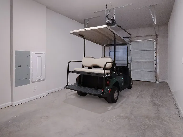 Single-car garage, attached with every home.