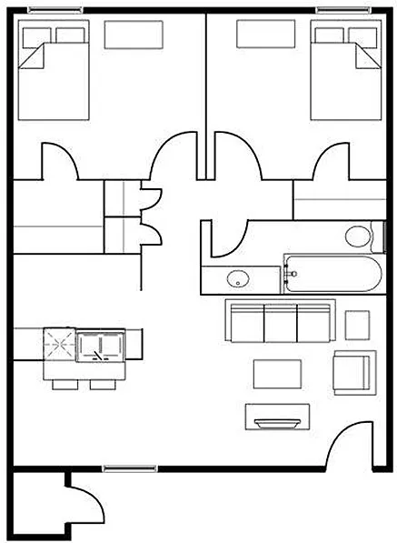Floor plan B2