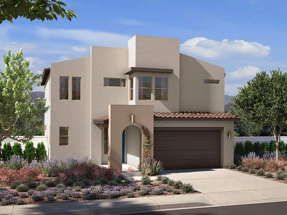 PLAN 1 - ELEVATION A MODERN SPANISH