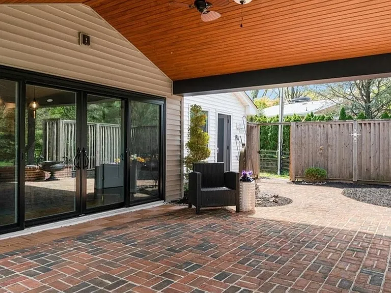 New patio cover! Great for entertaining.