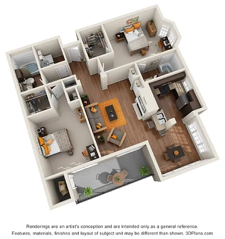 Floor plan B3 - Montrose