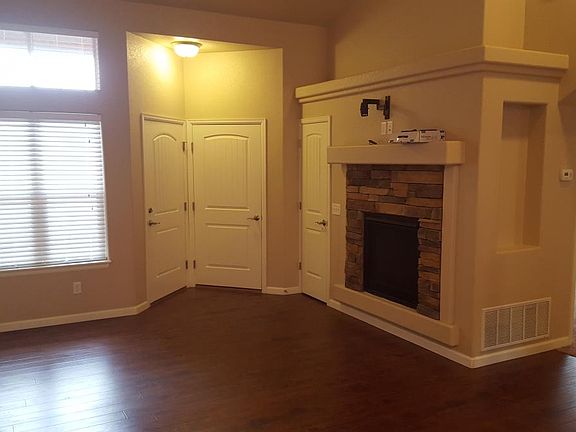 Living room with hardwood floors