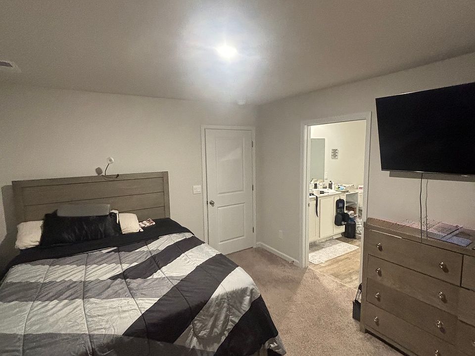 Master Bedroom includes bed frame w/ box spring (not mattress), dresser & tv included