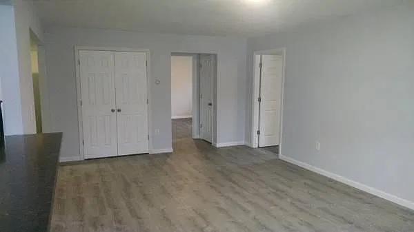 Living Room, 2nd bedroom in center