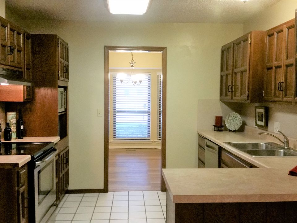 Kitchen view to dining room