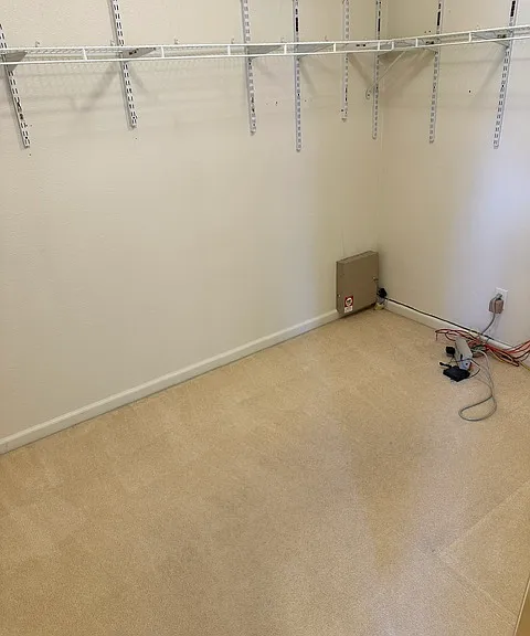 Master walk-in closet