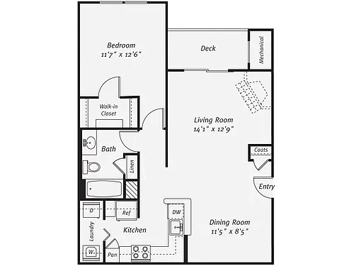 Floor plan Ewing