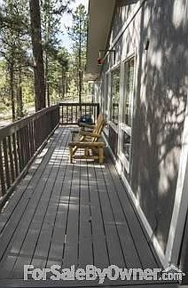 Upstairs wrap-around deck