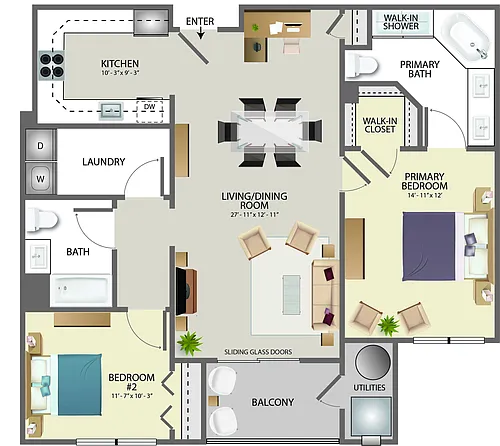 Floor plan Philadelphian