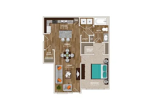 Floor plan A1A