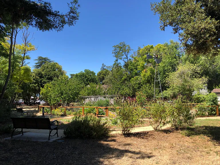 Community Garden, right next to complex