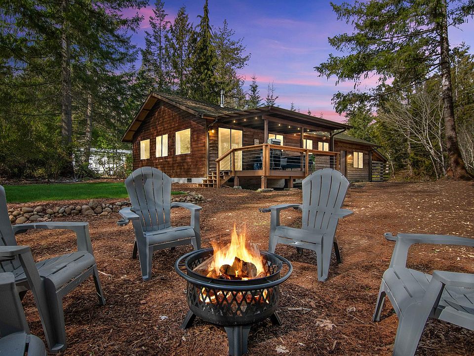 Exterior of home, firepit