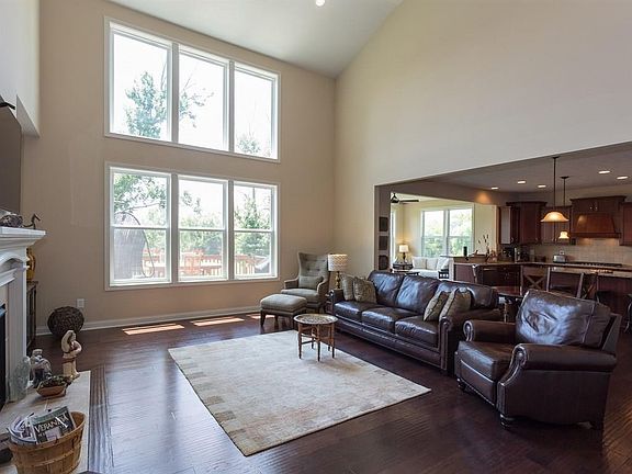 Family Room that's open to Gourmet Kitchen.