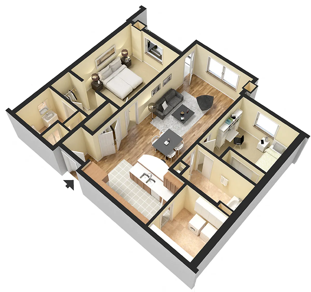 Floor plan B