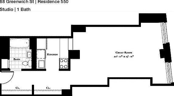 2nd image of 88 Greenwich St #550
