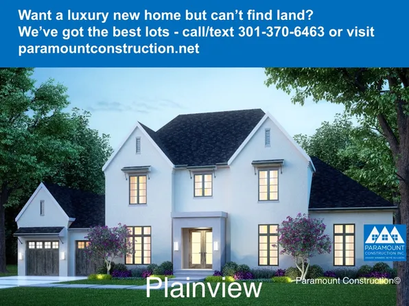 Plainview - Lots/Land For Sale Plan, PCI - 20852