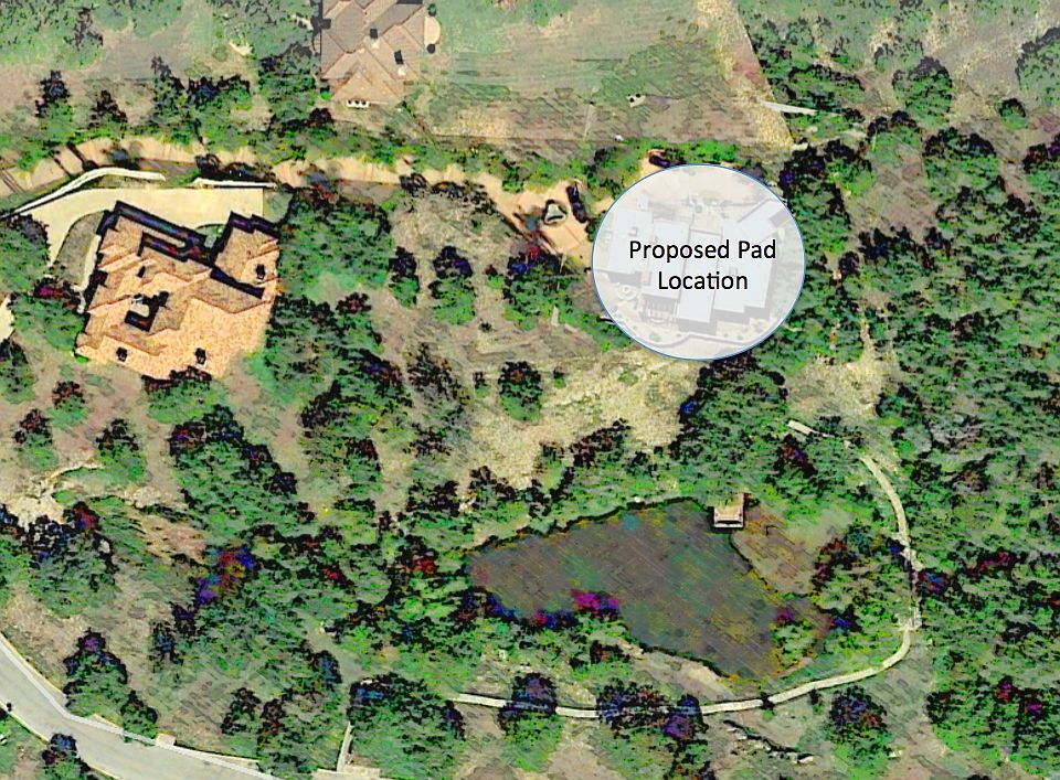 Proposed building site