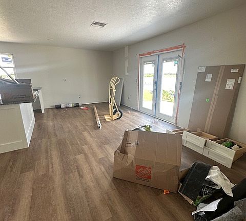 open concept living area