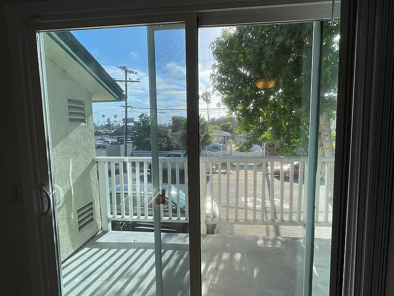 Balcony area off primary bedroom