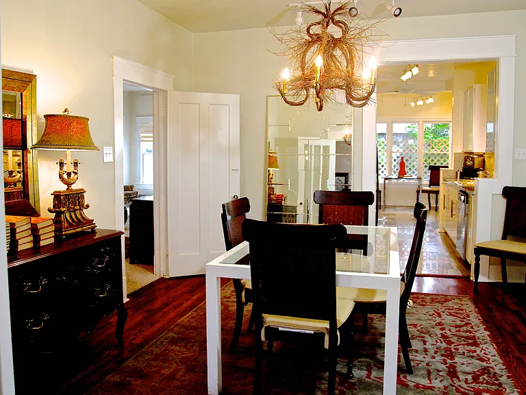 Dining Room with view to rear