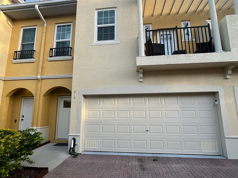 front of townhouse - garage door is hurricane impact