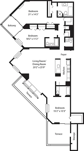 Floor plan EP & JP with Terrace