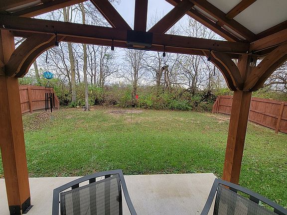 Backdoor view of property